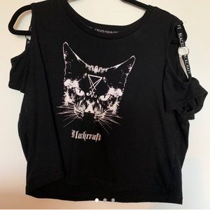 Blackcraft Hot Topic Exclusive Lucipurr Crop XL